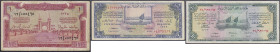 Banknoten

Ausland

Saudi-Arabien

1, 5 u. 10 Riyals (1954 - 1956). III. Pick 2, 3, 4.