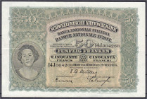 Banknoten

Ausland

Schweiz

50 Franken 29.12.1955. II- Pick 34q.