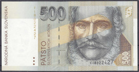 Banknoten

Ausland

Slowenien

500 Korun 1.10.1993. I. Pick 23a.