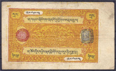 Banknoten

Ausland

Tibet

25 Srang o.D. (1941-1959). III- Pick 10.