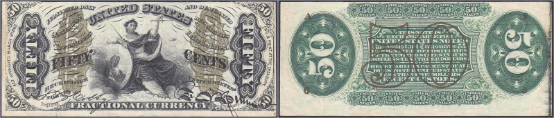 Banknoten

Ausland

Vereinigte Staaten von Amerika

50 Cents 3.3.1863. II....