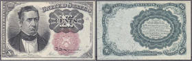 Banknoten

Ausland

Vereinigte Staaten von Amerika

10 Cents 3.3.1863. I- Pick 122.