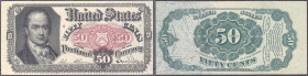 Banknoten

Ausland

Vereinigte Staaten von Amerika

50 Cents 3.3.1863. I- Pick 124.