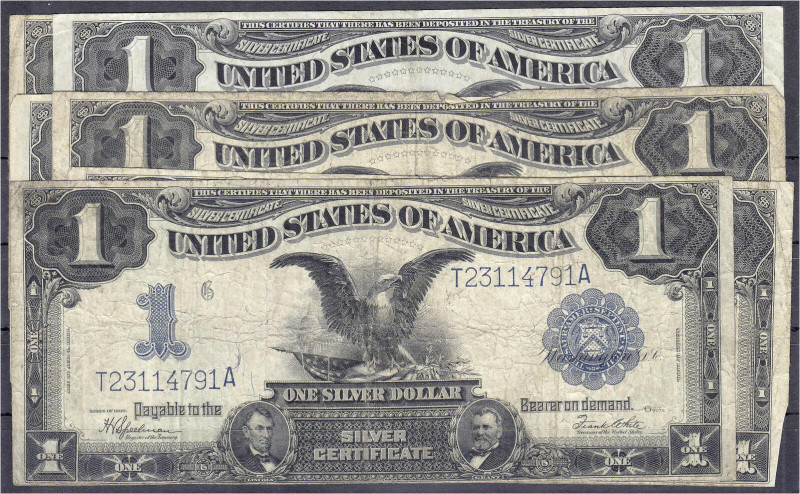 Banknoten

Ausland

Vereinigte Staaten von Amerika

6x 1 Silver Dollar 189...