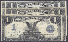 Banknoten

Ausland

Vereinigte Staaten von Amerika

6x 1 Silver Dollar 1899. Beide Serie T/A. III- bis IV+ Pick 338 (6x).