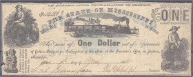 Banknoten

Ausland

Vereinigte Staaten von Amerika

1 Dollar 1.5.1862. III-IV, kl. Einrisse, Nadelstiche und kl. Fehlstelle unten links. Pick S1...