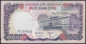 Banknoten

Ausland

Vietnam-Süd

10000 Dong o.D. (1975). III-IV. Pick 36a.