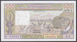 Banknoten

Ausland

Westafrikanische Staaten

500 Francs 1979. I. Pick 805T.