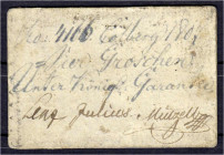 Banknoten

Altdeutschland

Colberg (Festung)

Kön. Preus. Gouvernement, 4 Groschen 1807. Karton mit 3 Hand-Uschr. Rs. Stempel. III, selten. Pick...