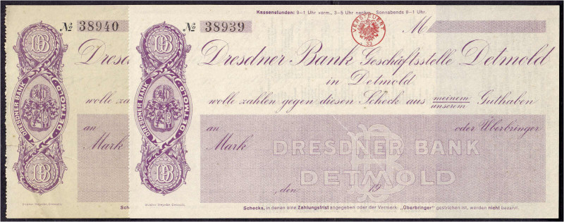 Banknoten

Deutsches Notgeld und KGL

Detmold (Westfalen)

Dresdner Bank G...