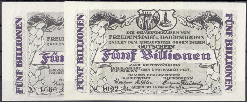 Banknoten

Deutsches Notgeld und KGL

Freudenstadt (Württemberg)

Stadtgem...