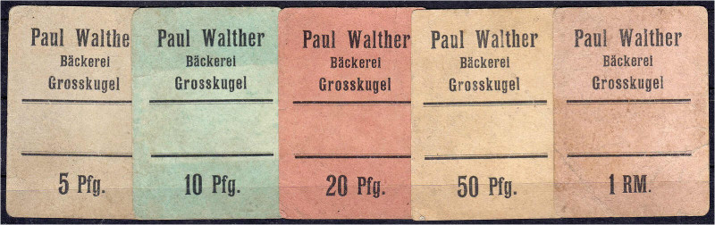 Banknoten

Deutsches Notgeld und KGL

Großkugel (Sachsen)

Paul Walther, B...