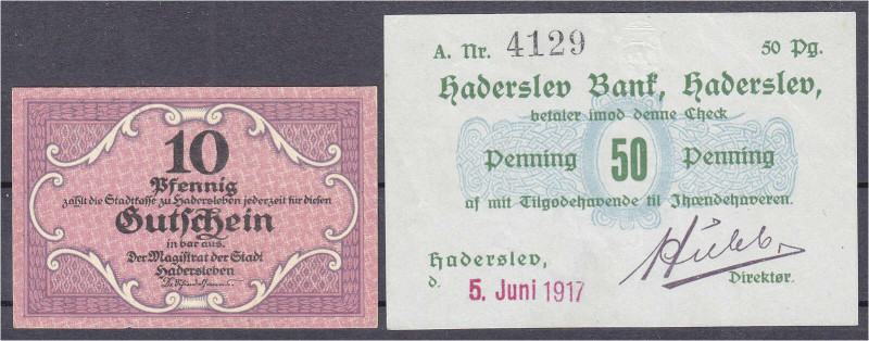 Banknoten

Deutsches Notgeld und KGL

Haderslev (Dänisch Nordschleswig)

S...