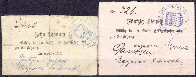 Banknoten

Deutsches Notgeld und KGL

Heiligenhafen (Schleswig-Holstein)

...