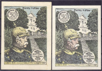 Banknoten

Deutsches Notgeld und KGL

Parey (Prov. Sachsen)

Spar- und Creditbank, 2x 50 Pfg. 1.4.1921. Ausgabe A u. B, Münze jeweils weiß. I-II...