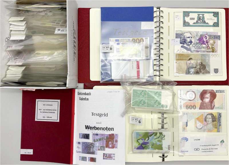 Banknoten

Sonstige Scheine

Enorme Sammlung von hunderten Testgeld- und Wer...