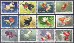 Briefmarken

Ausland

China

4 F. - 8 F. Zuchtformen des Goldfisches 1960, kompletter Satz in gestempelter Erhaltung. Michel 534-545.