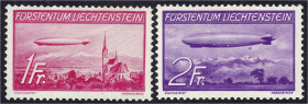 Briefmarken

Ausland

Liechtenstein

1 Fr. - 2 Fr. Zeppeline 1936, kompletter Satz in postfrischer Erhaltung, unsigniert.. Mi. 220,-€ Michel 149...