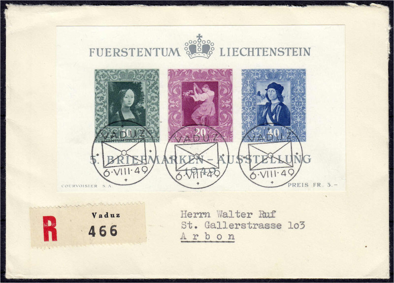 Briefmarken

Ausland

Liechtenstein

5. Briefmarkenausstellung in Vaduz 19...