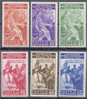 Briefmarken

Ausland

Vatikan

5 C. - 1.25 L. Internationaler Juristenkongress 1935, kompletter Satz in postfrischer Erhaltung. Mi. 800,-€ Miche...