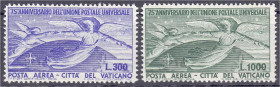 Briefmarken

Ausland

Vatikan

300 L. - 1000 L. 75 Jahre Weltpostverein 1949, kompletter Satz in postfrischer Erhaltung. Mi. 180,-€ Michel 161-1...