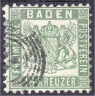 Briefmarken

Deutschland

Altdeutschland

Baden

18 Kreuzer Wappen 1862, entwertet mit dem Zackenkranzstempel ,,87" (Mannheim), allseits volls...