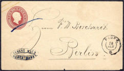 Briefmarken

Deutschland

Altdeutschland

Baden

9 Kreuzer (dunkelkarmin) 1858, vorschriftsmäßige Federzugentwertung, schöne erhabene Prägung ...