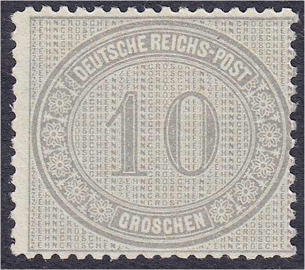 Briefmarken

Deutschland

Deutsches Reich

10 Gr. Freimarken für den Innen...