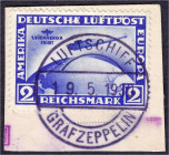 Briefmarken

Deutschland

Deutsches Reich

2 M Südamerika 1930, traumhaft gestempelt auf Briefstück. Mi. 400,-€ Michel 438.