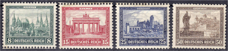 Briefmarken

Deutschland

Deutsches Reich

8+4 Pf. - 50+40 Pf. IPOSTA 1930...