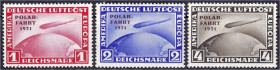 Briefmarken

Deutschland

Deutsches Reich

1 M - 4 M Polarfahrt 1931, kompletter Satz in ungebrauchter Erhaltung mit Falz. Mi. 900,-€ Michel 456...