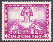 Briefmarken

Deutschland

Deutsches Reich

40 Pf. Opern von Richard Wagner (Parsifal) 1933, in durchschnittlicher postfrischer Erhaltung, geprüf...