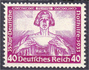 Briefmarken

Deutschland

Deutsches Reich

40 Pf. Parsifal (Wagner) 1933, postfrisch in durchschnittlicher Erhaltung. Mi. 1.000,-€ Michel 507 A....