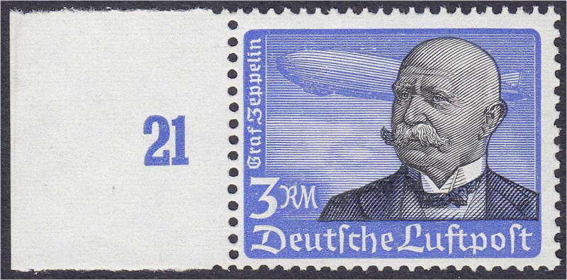 Briefmarken

Deutschland

Deutsches Reich

3 M Ferdinand Graf von Zeppelin...