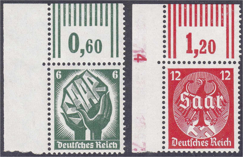 Briefmarken

Deutschland

Deutsches Reich

6 Pf. + 12 Pf. Saarabstimmung 1...