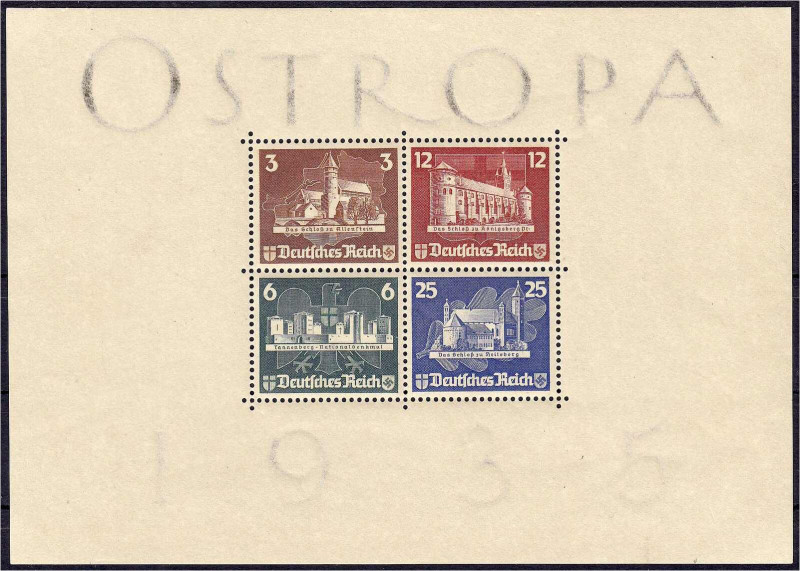 Briefmarken

Deutschland

Deutsches Reich

Ostropa-Block 1935, ungebraucht...