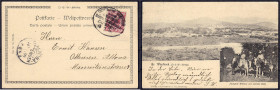 Briefmarken

Deutschland

Deutsche Kolonien

Deutsch-Südwestafrika

10 Pf. Freimarke 1898, entwertet mit Seepoststempel ,,DEUTSCH-SÜDWESTAFRIK...