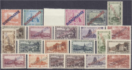 Briefmarken

Deutschland

Deutsche Kolonien

Deutsche Abstimmungsgebiete, Saargebiet

Dienstmarken 1923/1929, drei postfrische Sätze, Nr. 15 I...