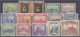 Briefmarken

Deutschland

Deutsche Kolonien

Deutsche Abstimmungsgebiete, Saargebiet

3 C. - 5 Fr. Landschaftsbilder III 1922, kompletter Satz...
