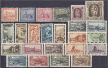 Briefmarken

Deutschland

Deutsche Kolonien

Deutsche Abstimmungsgebiete, Saargebiet

Jahrgang 1923, 1925 und 1926, vier komplette Sätze in po...