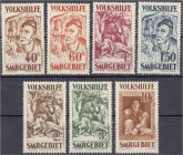 Briefmarken

Deutschland

Deutsche Kolonien

Deutsche Abstimmungsgebiete, Saargebiet

Volkshilfe (Gemälde III) 1931, kompletter Satz in postfr...