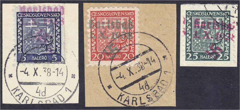 Briefmarken

Deutschland

Deutsche Kolonien

Sudetenland, Karlsbad

5 H....