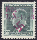 Briefmarken

Deutschland

Deutsche Kolonien

Sudetenland, Karlsbad

50 H. Kopfbilder 1938, postfrische Erhaltung, tiefst geprüft Mahr BPP. Mic...