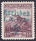 Briefmarken

Deutschland

Deutsche Kolonien

Sudetenland, Karlsbad

1.20 Kc. Landschaften 1938, postfrische Erhaltung, tiefst geprüft Mahr BPP...