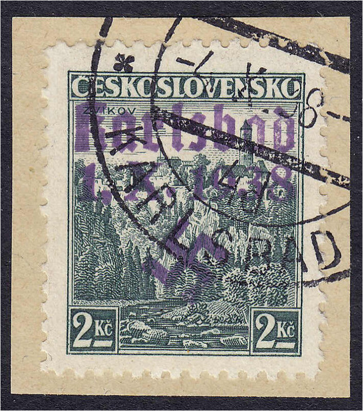 Briefmarken

Deutschland

Deutsche Kolonien

Sudetenland, Karlsbad

2 Kc...