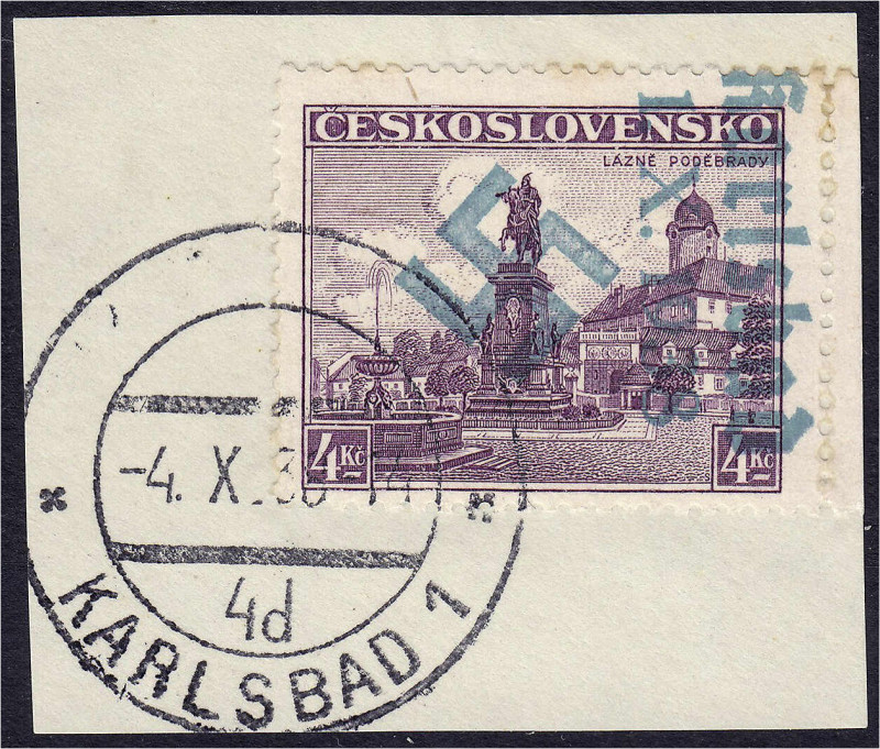 Briefmarken

Deutschland

Deutsche Kolonien

Sudetenland, Karlsbad

4 Kc...