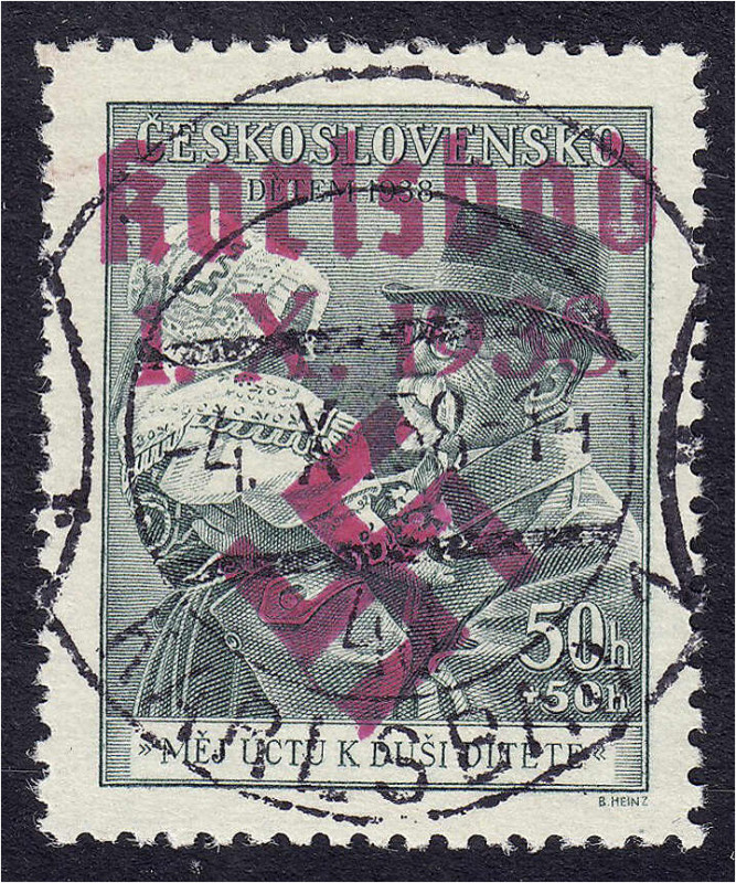 Briefmarken

Deutschland

Deutsche Kolonien

Sudetenland, Karlsbad

50 H...