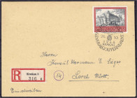 Briefmarken

Deutschland

Deutsche Kolonien

Deutsche Besetzungsausgaben 1939/1945

10+10 Zl. 5 Jahre Generalgouvernement 1944, echt gelaufene...