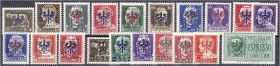 Briefmarken

Deutschland

Deutsche Kolonien

Deutsche Besetzungsausgaben 1939/1945, Laibach

5 C - 50 L auf 1,75 L Freimarken 1944, kompletter...