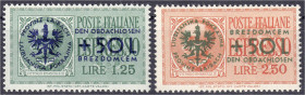 Briefmarken

Deutschland

Deutsche Kolonien

Deutsche Besetzungsausgaben 1939/1945, Laibach

1.25 L. + 50 L. - 2,50 L. + 50 L. Obdachlosen 194...